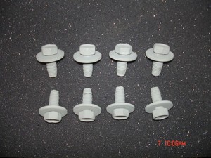 8 X Genuine GM Radiator Support Splash Shield Bolt 11518341