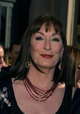 Anjelica Huston during The 8th Screen Actors Guild Awards Arrivals- Old Photo