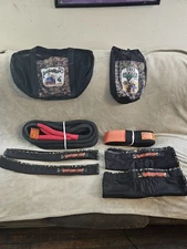 Bubba Rope 7/8"x30' Synthetic Rope Red Eyes & Bubba Tree Hugger 3"x 16' & 4 Pads