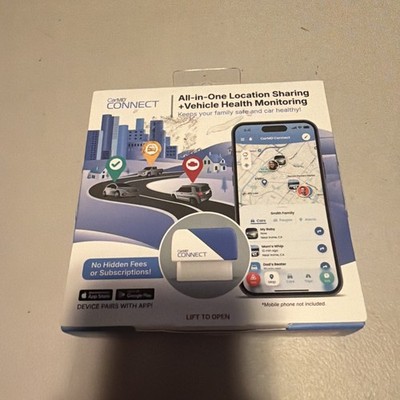 CarMD Connect All-in-One Location Sharing Vehicle Health Monitoring Device NIB