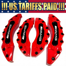 Brake Caliper Covers For Mercedes 4matic A B C E Ml Gl Amg Gla Gle Cl Set New 28 Brake Caliper Covers For Mercedes 4matic A B C E Ml Gl Amg Gla Gle Cl Set New 28