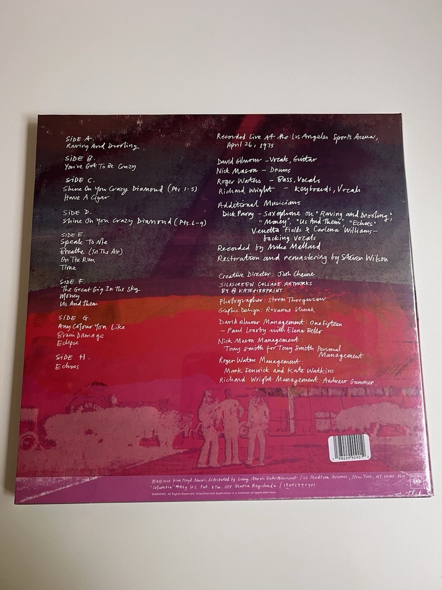 PINK FLOYD Live From The Los Angeles Sports Arena, April 26, 1975