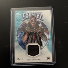 2025 Topps Exalted WWE Dexter Lumis #ER-DLS Exalted Relic 81/99