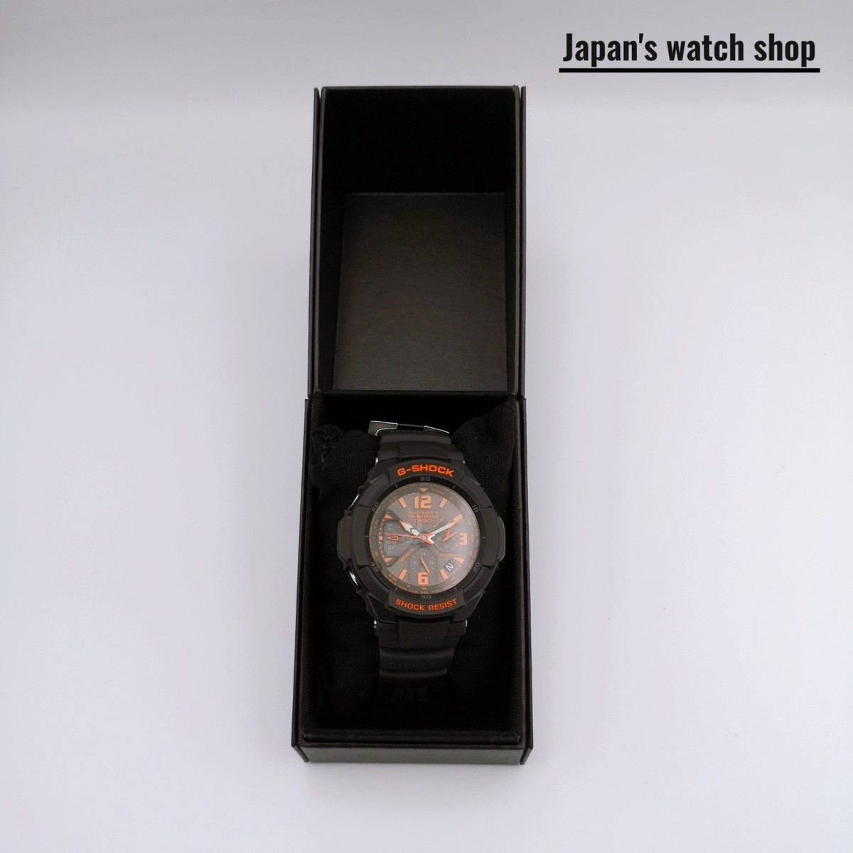 CASIO G-SHOCK GRAVITYMASTER GW-3000B-1AJF Black Orange Men's Watch