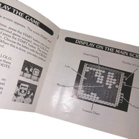 Adventures of LOLO Nes Manual