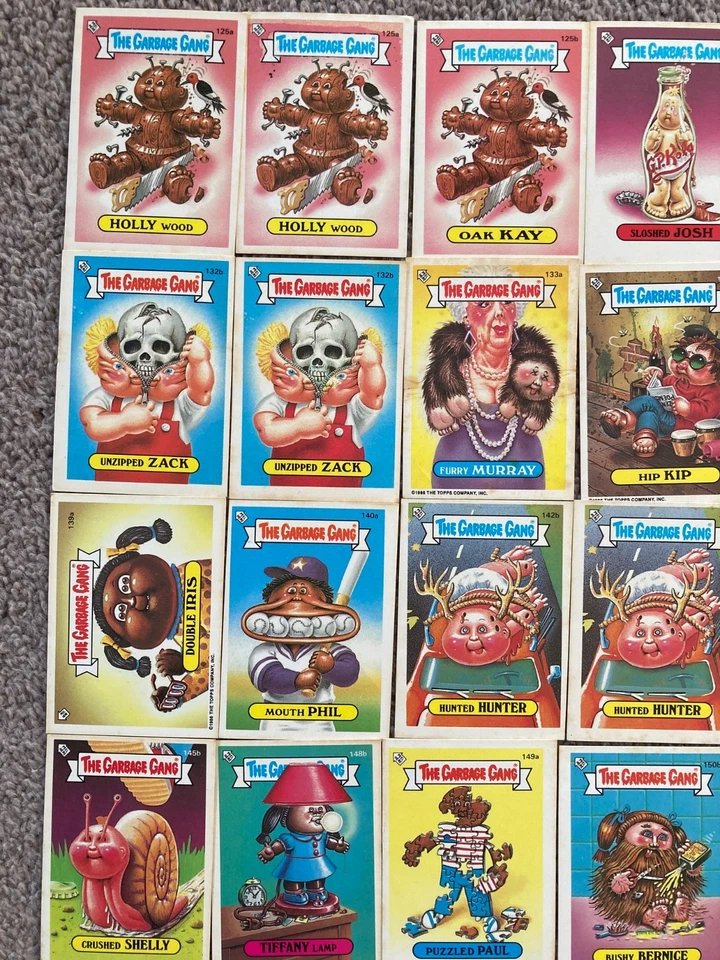 Garbage Gang Series 4 Bulk x 46 Stickers Aus NZ GPK Regina Pail Cards Rare - Image 4 of 4