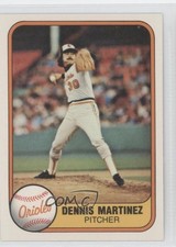 1981 Fleer Dennis Martinez #180 0c4