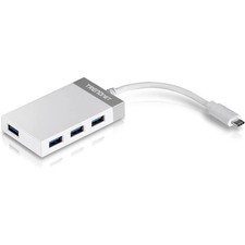 [TUC-H4E] TRENDNET HUB ultra-mini USB-C à 4 ports USB 3.0 blanc