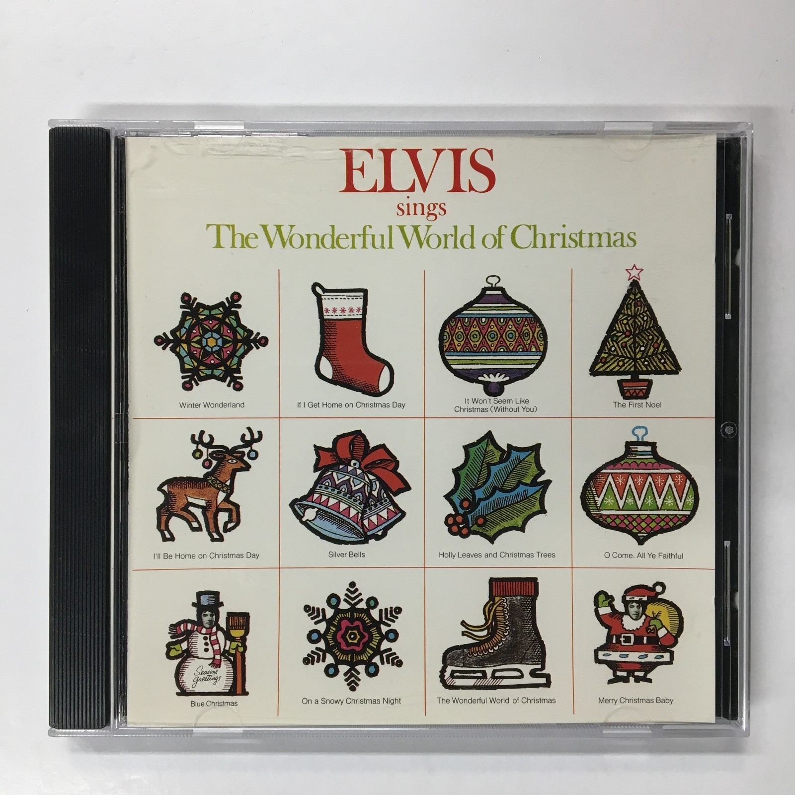 Elvis Sings The Wonderful World of Christmas by Elvis Presley (CD, RCA)
