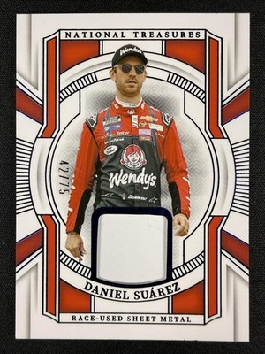 2025 National Treasures #RUS-DSZ Daniel Suarez Race Used Sheet Metal Patch #/99
