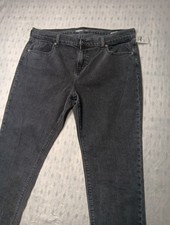New with Tags Old Navy Women's The Boyfriend Mid-Rise Jeans Size 14 Washed Black