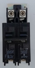 Q2125 125-Amp Double Pole 22kA Type Circuit Breaker w/ panel mount buss