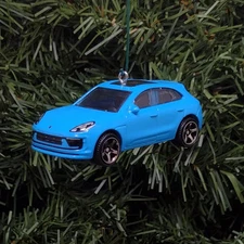Porsche Macan Ornament Christmas Decoration Gift 2021 2022 2023 Blue Orange