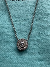 Tiffany & Co. Mini Circlet Diamond Necklace 15 3/4" - Platinum 950 Round .12ctw