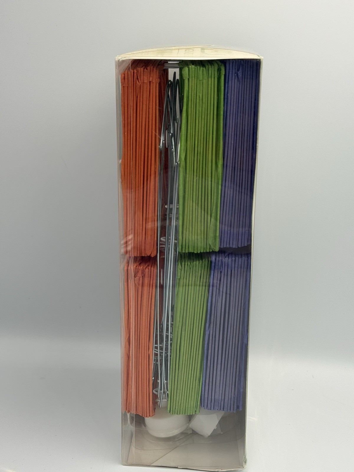 HD Designs Outdoors 6 LED Paper Party Lanterns Warm White Flicker Lights Colored