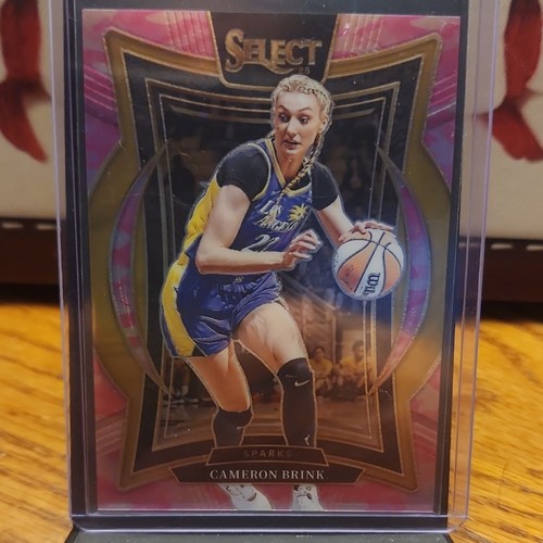 Panini 2025 Select WNBA Concourse Cameron Brink Pink Camo Prizm #9 /175