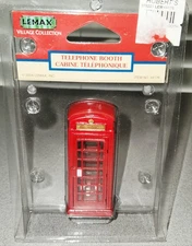 Lemax Telephone Booth Accessory New