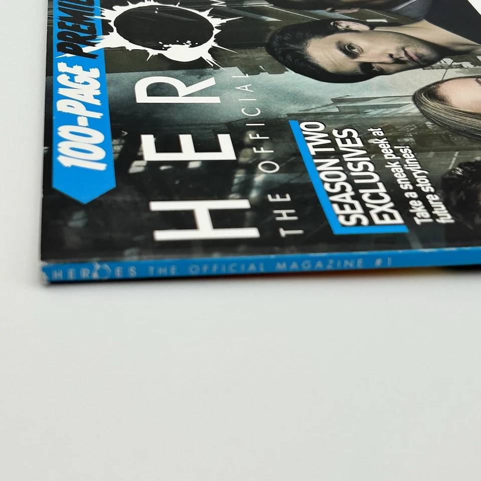 HEROES Premiere Issue 1 (Magazine, 2007) Full-Cast Interview, Hiro Timeline - Image 4 of 4