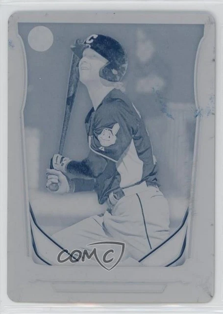 2014 Bowman Entwurf Top Aussichten Druckplatte Cyan 1/1 Tyler Naquin #TP-88 13iq