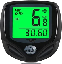 Bike Speedometer Waterproof Wireless Bicycle Bike Computer and Cycling Odometer 