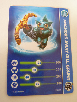 SKYLANDERS SWAP FORCE FIGUR-KARTE Sammelkarte Karten PS3-PS4-WII-XBOX