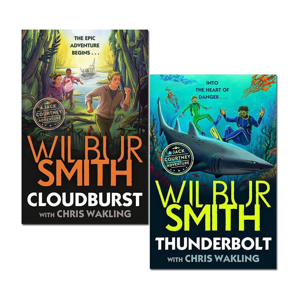 Wilbur Smith ,Jack Courtney Adventures Series 2 Books Collection Set
