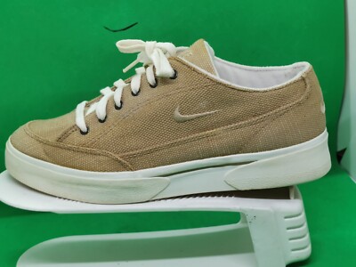RARE Vintage Nike GTS Tan Swoosh Canvas Men's Size 7.5 | eBay