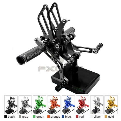 CNC Front Adjustable Footpeg Rearsets For BJ600 TNT600 BJ600GS BN600 10-12 Black - Picture 3 of 12