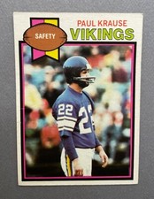 1979 Topps Football Paul Krause #489 Minnesota Vikings