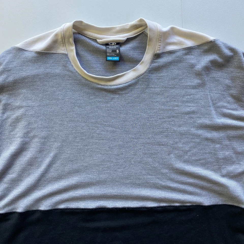 Camisa Icebreaker Lana Merino Cool-Lite Mujer Pequeña Manga Larga Suéter S Foto 3 de 4