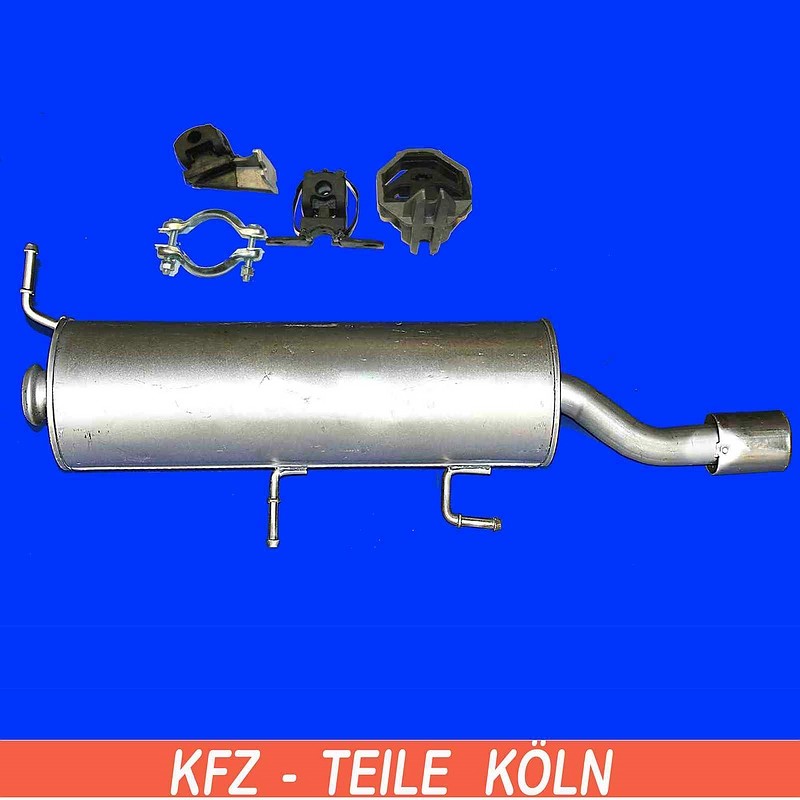 MTS Endschalldämpfer 700mm 6,98kg - Auspuff Endtopf Für Ford Focus