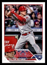 2023  Topps  #398 Dalton Guthrie Philadelphia Phillies RC