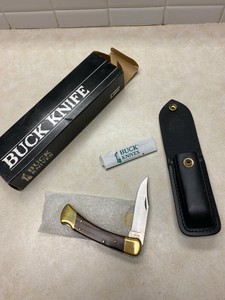Vintage Buck 110 Folding Hunter Cat 381 Knife New In Box Ebay