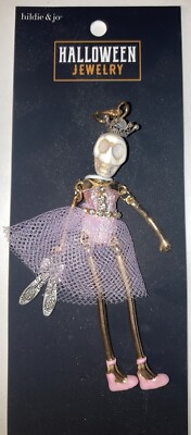 Day Of The Dead Style Ballerina 4 in Halloween Pendant,Gothic Halloween Jewelry