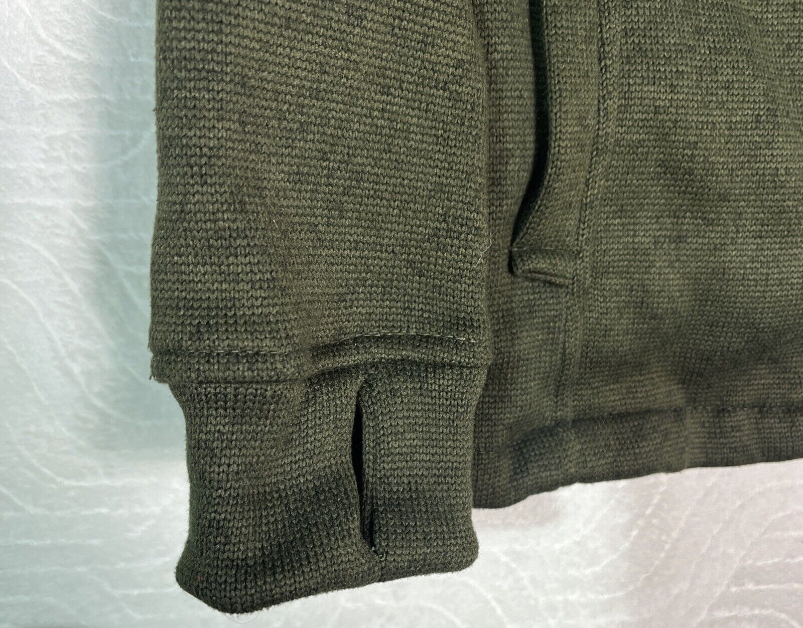 REEBOK Full Zip Jacket Womens Sz Large Polyester Lined Fleece Hooded Coat 0051 thumbnail 6