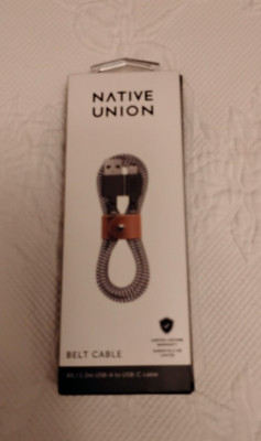 Native Union Belt Cable 4ft/1.2m USB-A to USB-C cable