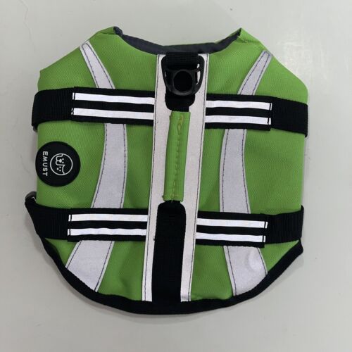 EMUST Dog Pet Water Life Preserver Vest Flotation Ski Swim Jacket w/Handle XS - Picture 4 of 5