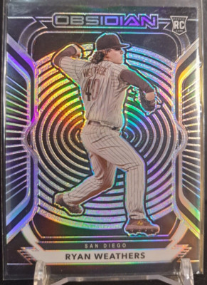 2021 Obsidian RYAN WEATHERS Padres Rookie RC