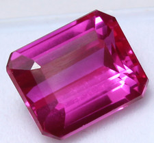 Natural Certified 11.00 Ct UTAH Red Beryl Bixbite 13x11 MM Emerald Unheated Gems