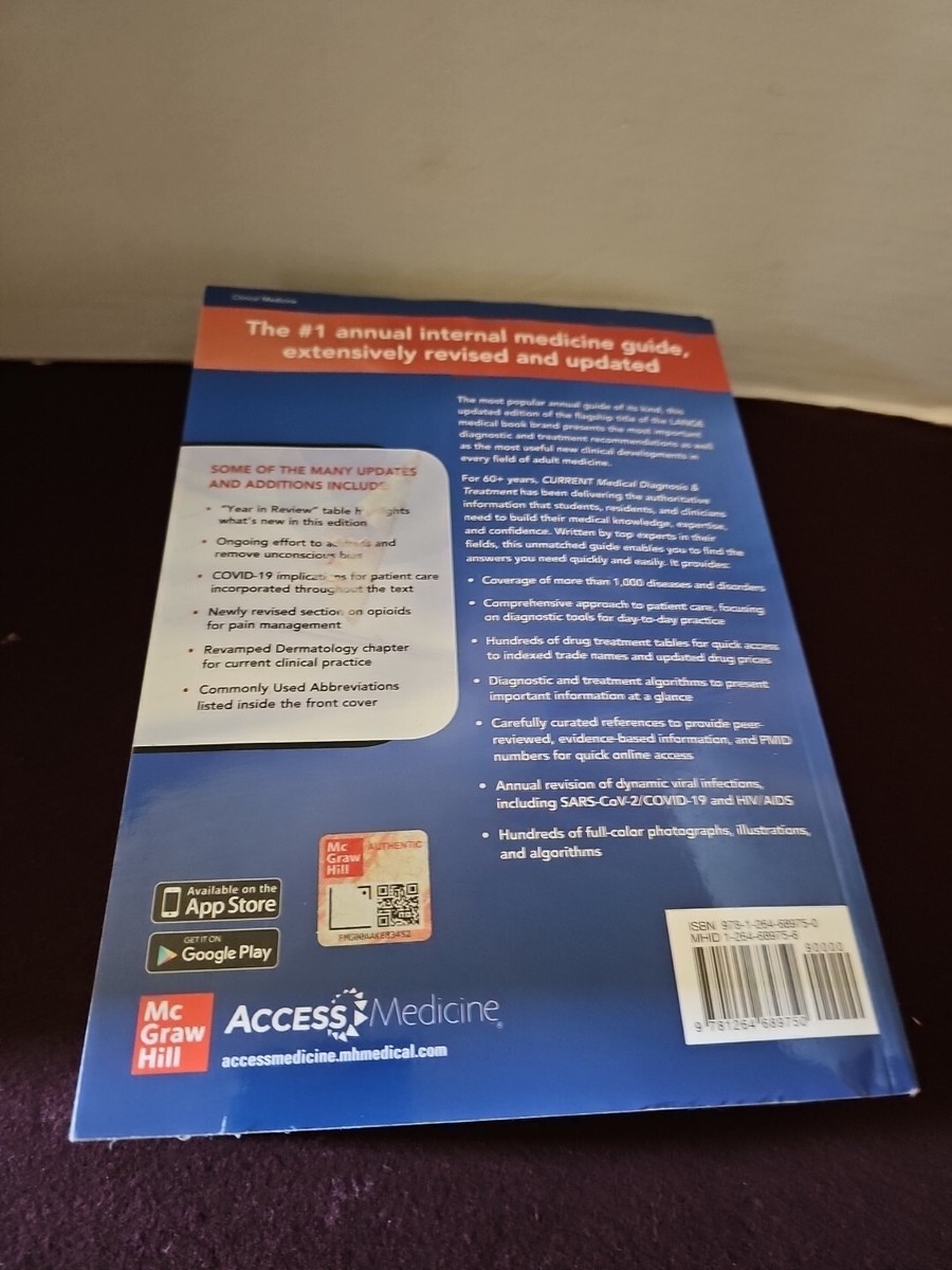 CURRENT Medical Diagnosis and Treatment 2023 International