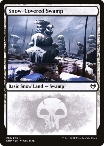 Snow-Covered Swamp - X4 - Kaldheim - EX/NM - C281/285 - 4RCards - Picture 1 of 1