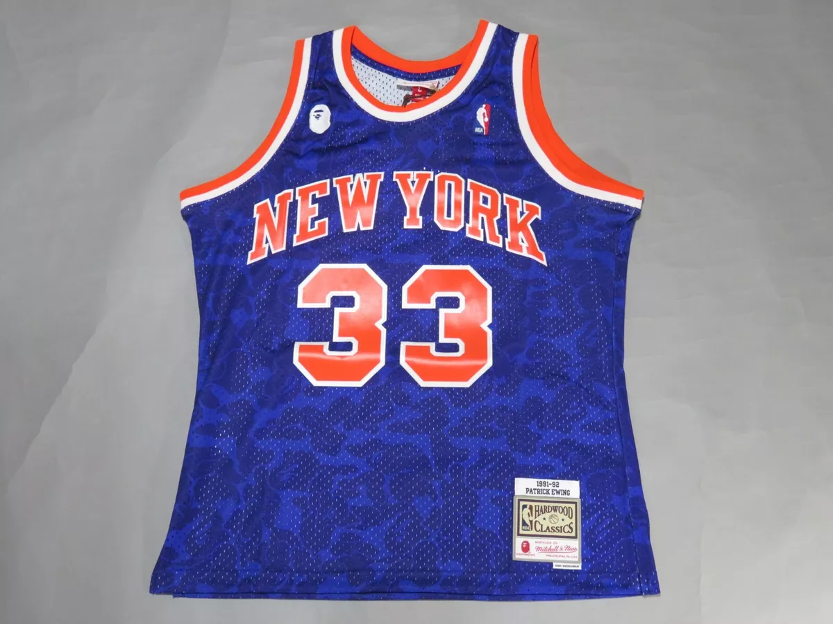 33014 mitchell&ness New york knicks jersey tank top blue M