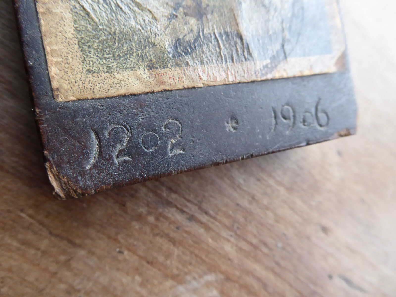 Antique 1906 WINCHESTER COLLEGE TRUSTY SERVANT Wooden Plaque Tablet Paperweight eBay