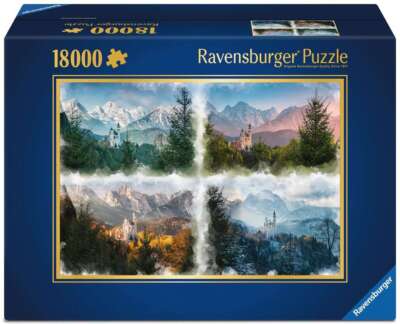 Ravensburger Puzzle Märchenschloss in 4 Jahreszeiten 16137