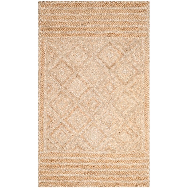Safavieh Natural Fiber 8' X 10' Hand Woven Jute Rug in Natural eBay