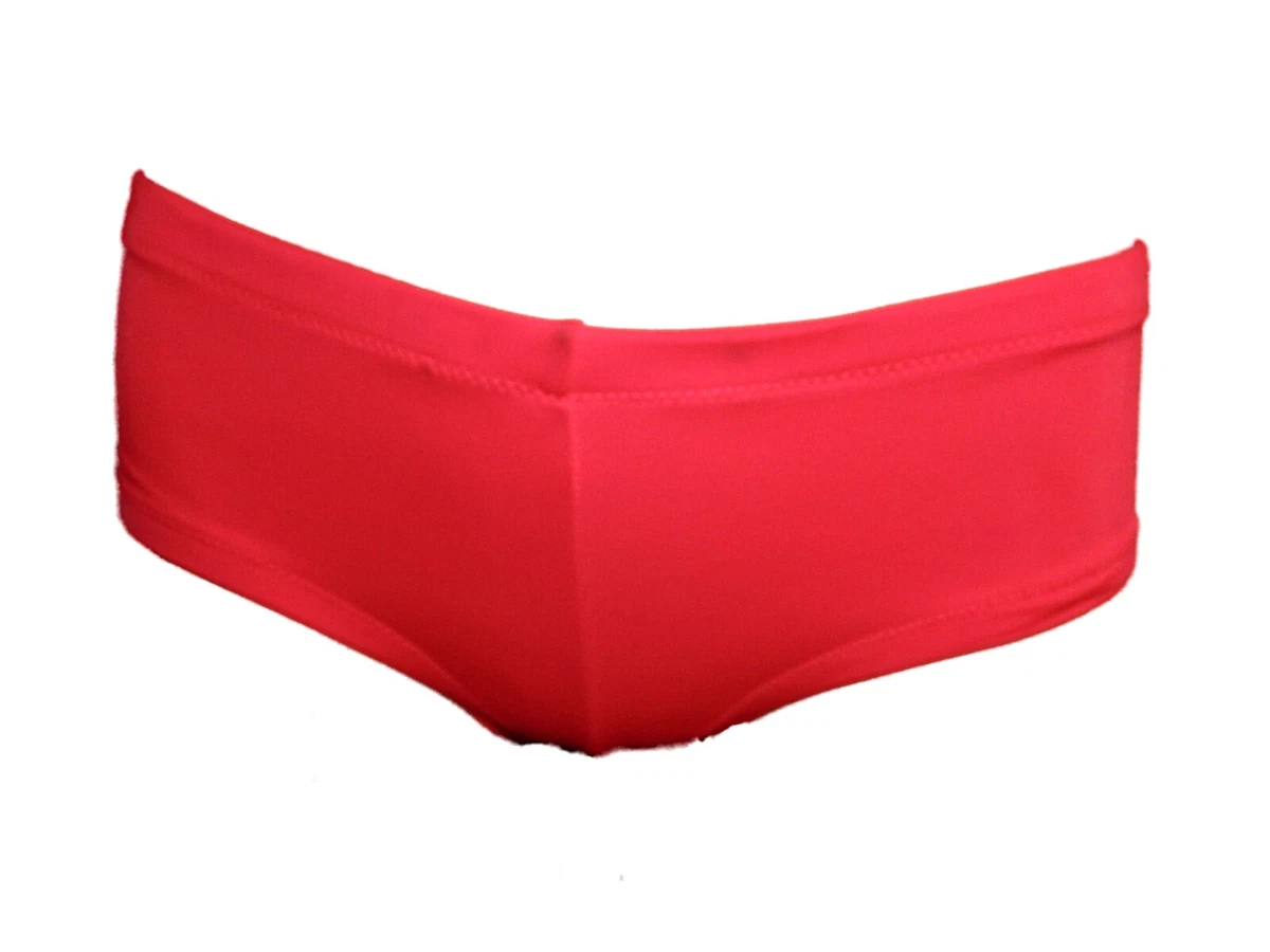 Red boyshort swim best sale bottoms