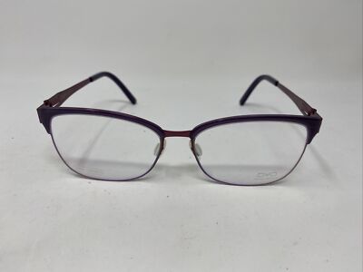 OVVO OPTICS HYPOALLERGENIC EYEGLASS  3757 53/17/135 C47 PLUM PURPLE &U91