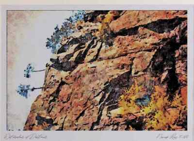 613095 Eagle's Nest Bancroft Ontario Kanada A4 Aquarelldruck