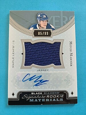 2016-17 Mitch Marner Black Diamond Signature Rookie Materials Autograph RC /99 