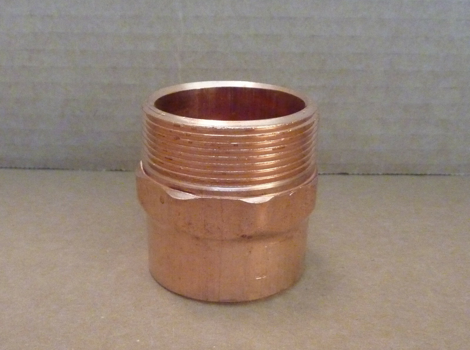 2" Copper Pressure Cup x MIP Male Adapter Fitting